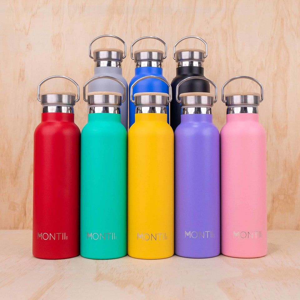 Mega Dishwasher Safe Insulated Drink Bottle 1000ml Strawberry by